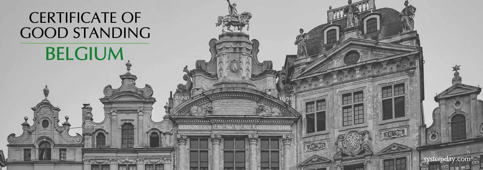 Belgium Certificate of Good Standing