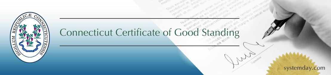 Connecticut Certificate of Good Standing