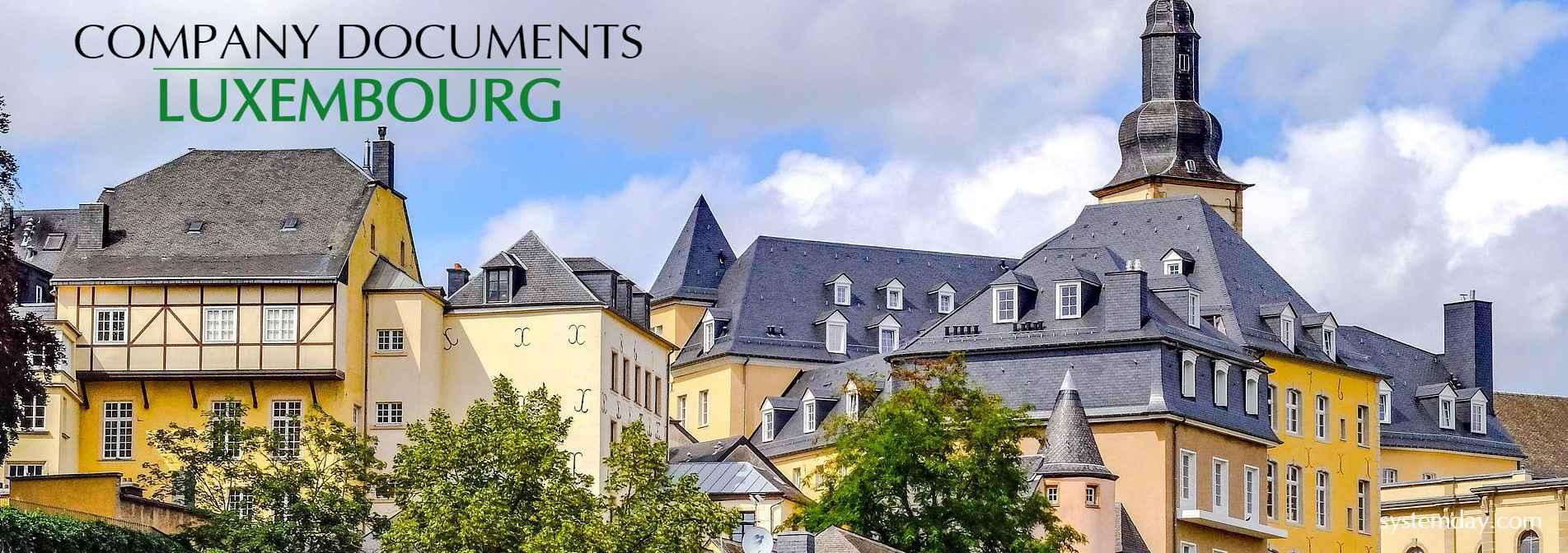 Luxembourg Company Documents